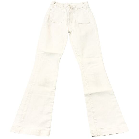 Mother Superior The Hustler Patch Pocket Flood Act Natural Denim Jeans Size 23 - Picture 2 of 9